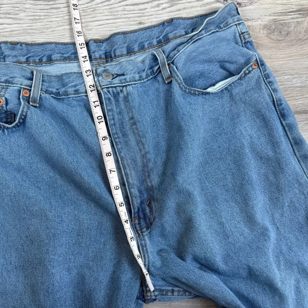 Levi’s 550 Jeans Blue Denim Relaxed Fit Dadcore Vintage Mens 42x30